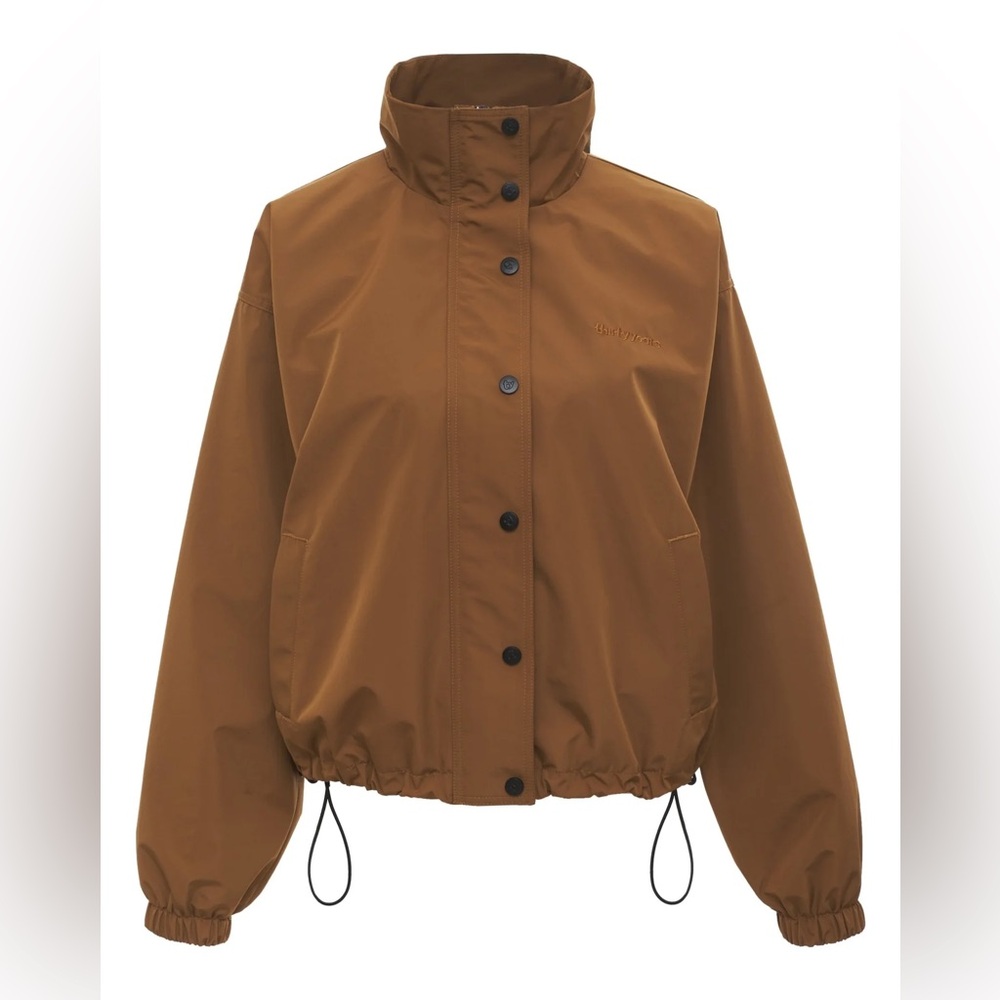 Utility Bomber Jacket in Brown